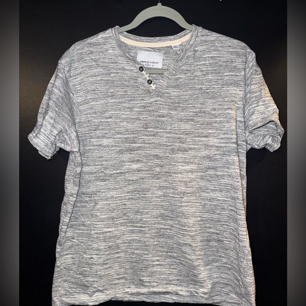 Paper Denim & Cloth Gray Men's Shirt